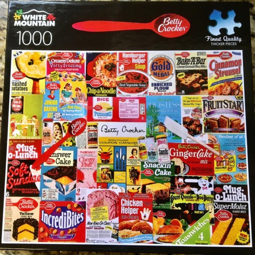 White Mountain Puzzle 1000 Betty Crocker